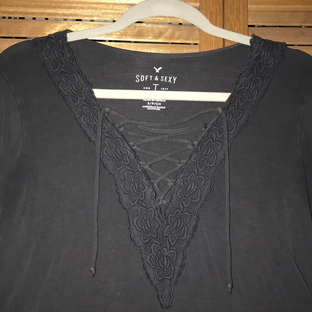 Lace-up American Eagle Shirt